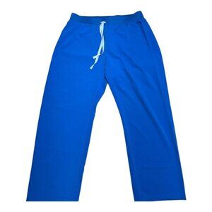 Figs Blue Straight Leg Pants